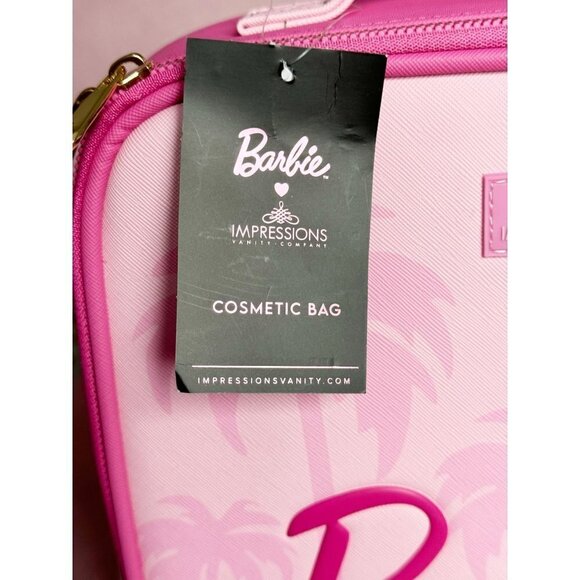 IMPRESSIONS VANITY BARBIE PINK COSMETIC BAG WITH REMOVABLE DIVIDERS ~ NEW - Picture 8 of 11